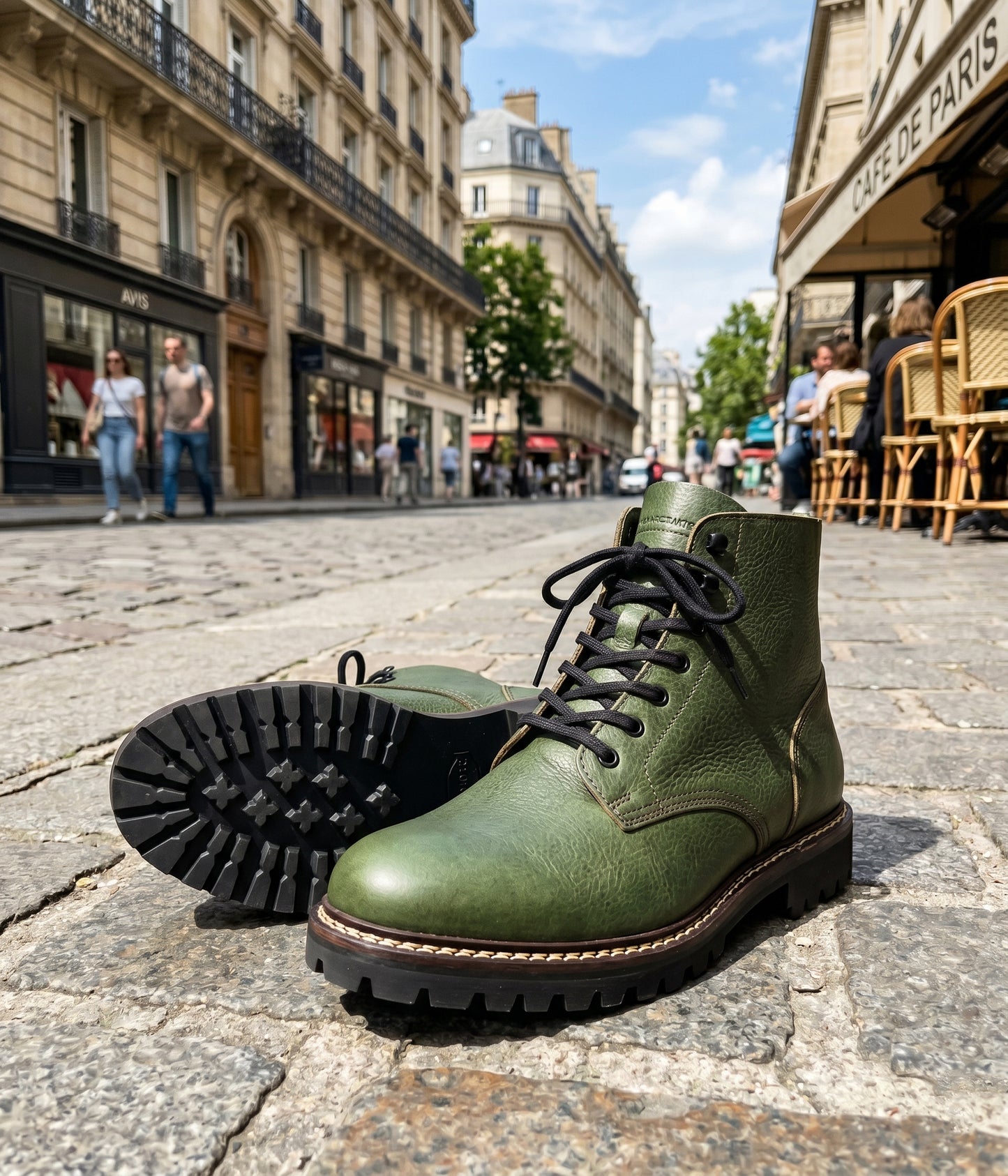embossed crocodile anke boots