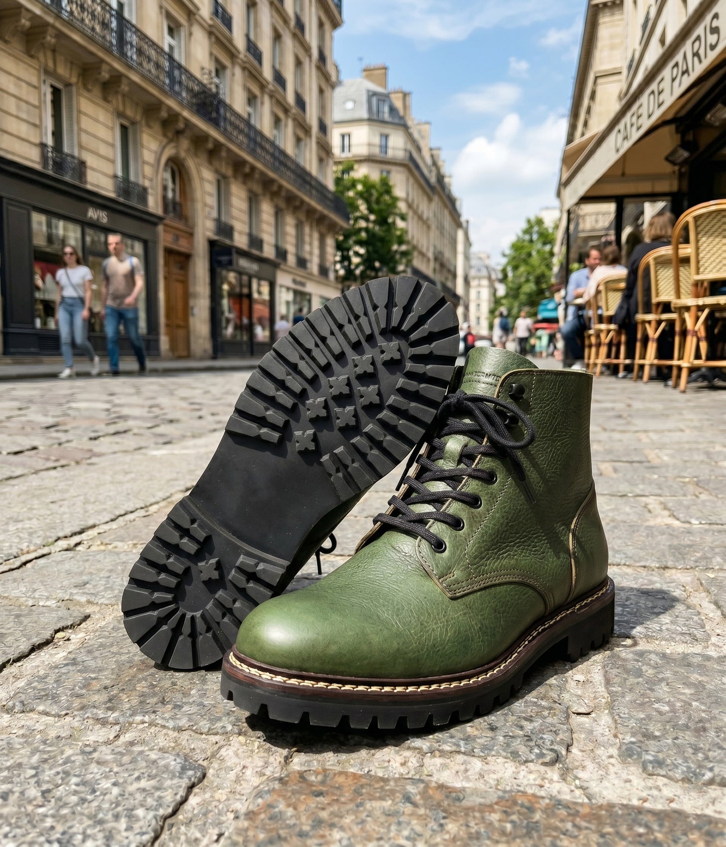 embossed crocodile anke boots
