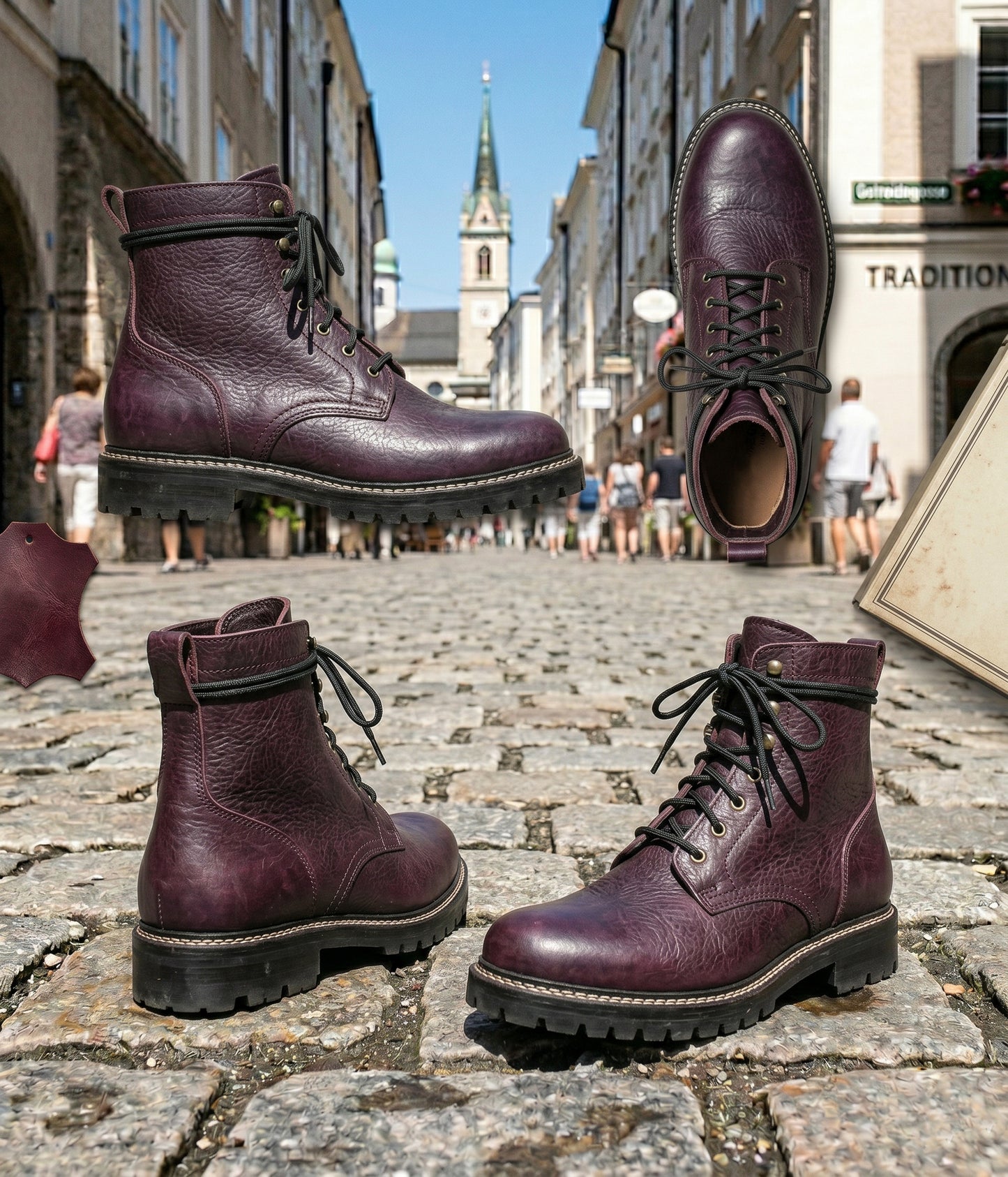 embossed crocodile anke boots
